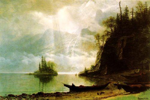Albert Bierstadt The Island China oil painting art